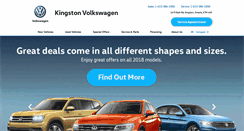 Desktop Screenshot of kingstonvw.ca